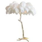 Unique Ostrich Feather Floor Lamp/Table Lamp🔥