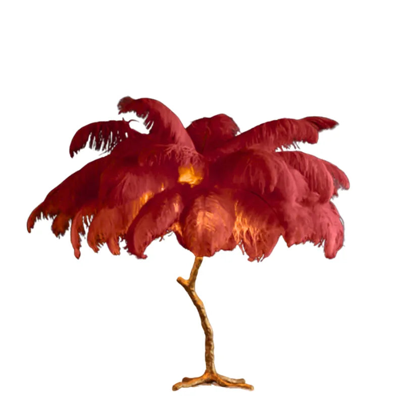 Unique Ostrich Feather Floor Lamp/Table Lamp🔥