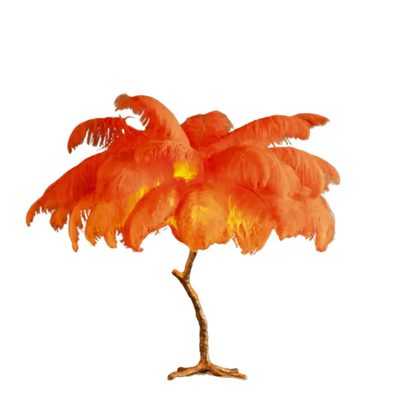 Unique Ostrich Feather Floor Lamp/Table Lamp🔥