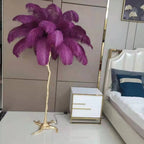 Unique Ostrich Feather Floor Lamp/Table Lamp🔥