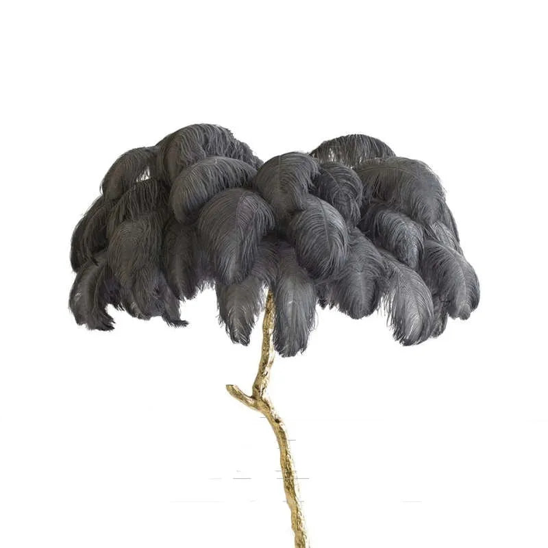 Unique Ostrich Feather Floor Lamp/Table Lamp🔥